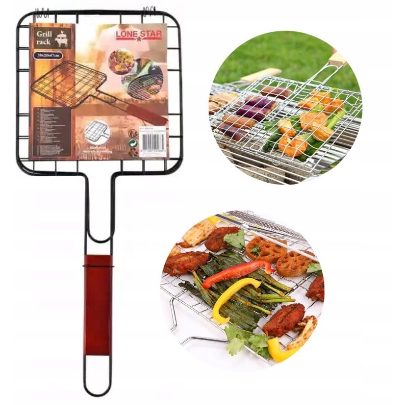 Grilio grotelės mėsinėms daržovėms žuvies mentėms kepti