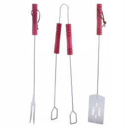 Ilgų kepimo indų grilio stalo įrankių rinkinys