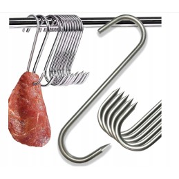 Kabliukas rūkymo kabliukai mėsos rūkymo kabliukai 10 vnt