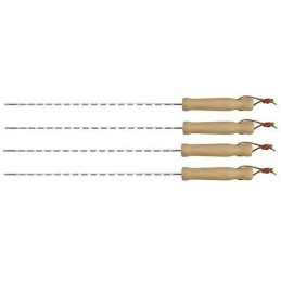 Pagaliukai, virbalai šašlykinių iešmams su rankena, 4 vnt