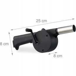 Rankinis pūtiklis griliui, viryklė, židinys, židinys