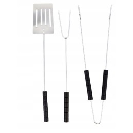 3 pagrindinių grilio įrankių rinkinys