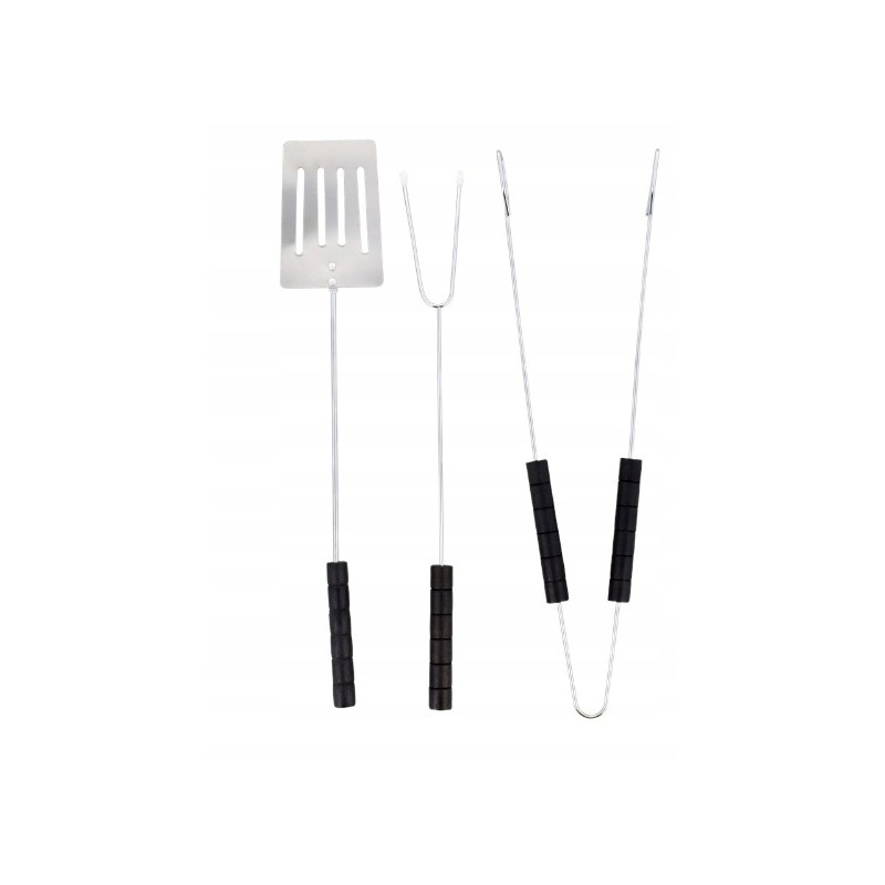 3 pagrindinių grilio įrankių rinkinys