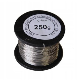 Nerūdijančio plieno bitininkystės viela - 0,4mm, 250g