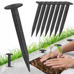 Smeigtukai/smeigtukai agrotekstilės inkarui 100vnt x 150mm