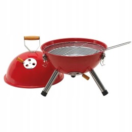 Grilis anglinis sodo grilis su BBQ dangteliu