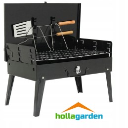 Lagaminas grilis nešiojamas sulankstomas lagaminas + stalo įrankiai