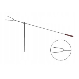 Šakės + atramos dešrainis židinys 140cm, 10 vnt