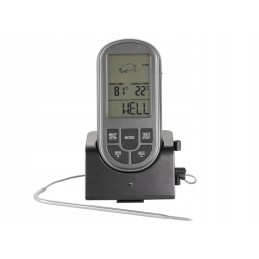 Belaidis maisto termometras su nerūdijančio plieno zondu