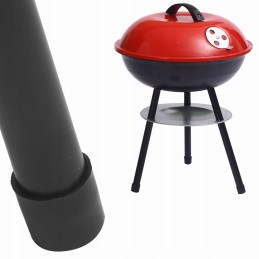 Apvalios anglies kepsninės su pelenine ir dangteliu