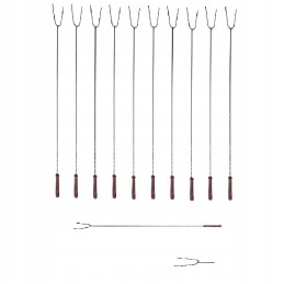 Laužo šakutės, pagaliukai, grilio lazdelės, 140 cm - 15 vnt