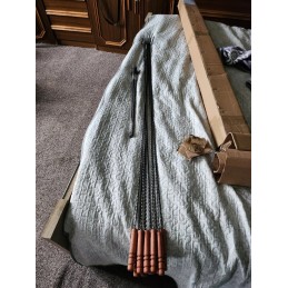 Šakės + atramos dešrainis židinys 140cm, 10 vnt