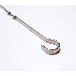 Nerūdijančio plieno kebabo iešmeliai 12vnt 55cm 8mm