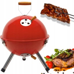 Grilis anglinis sodo grilis su BBQ dangteliu