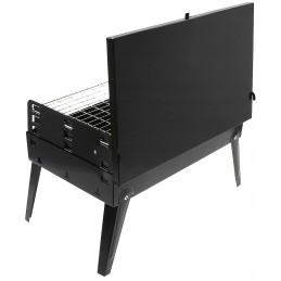 Didelė sulankstoma medžio anglis turistinė kepsninė 2