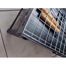 Didelė sulankstoma medžio anglis turistinė kepsninė 2