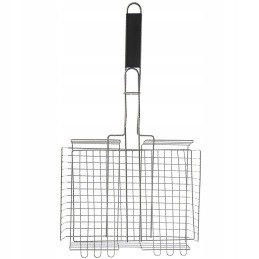 Universalios plieninės grotelės, skirtos kepti mėsą, žuvį, daržoves, 32 x 61 cm