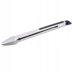 Broil king ilgos plieninės kepsninės žnyplės su krokodilo spaustukais, saugios ir patogios rankenos