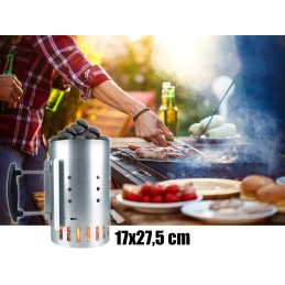 Kaminas laužui įkurti, anglies starteris, lengvi briketai židinio šašlykui