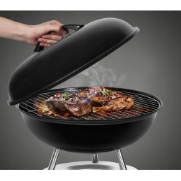 Sunjas anglinis grilis, skirtas kepti, nešiojamas, išardomas, skirtas kepti, lauke, stovyklavimui ir iškylai (3-5 žmonėms)