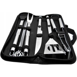 9 dalių grilio indų rinkinys su dangteliu