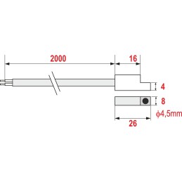 Universalus kontaktinės temperatūros jutiklis, Nr.: pt100-t107