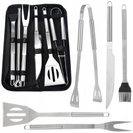10 dalių kepsninės stalo įrankių rinkinys