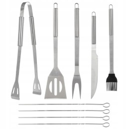 10 dalių kepsninės stalo įrankių rinkinys