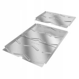 Aliuminio įdėklai BK granulių grotelėms, 6 vnt