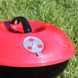 Apvalios anglies kepsninės 36 cm su dangteliu