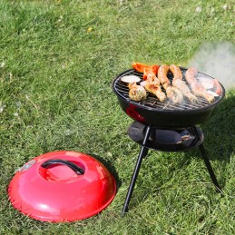 Apvalios anglies kepsninės 36 cm su dangteliu