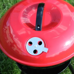 Apvalios anglies kepsninės 36 cm su dangteliu