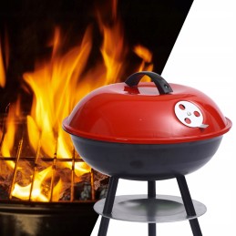 Apvalios anglies kepsninės 36 cm su dangteliu