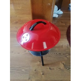 Apvalios anglies kepsninės 36 cm su dangteliu