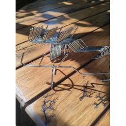 H 322 m trigubi kabliukai žuviai rūkyti