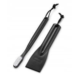 Šepetys ir grandiklis dujinėms kepsninėms valyti Weber 6202 grotelėms