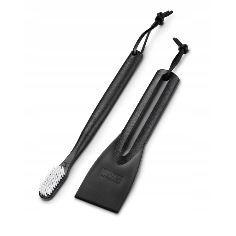 Šepetys ir grandiklis dujinėms kepsninėms valyti Weber 6202 grotelėms