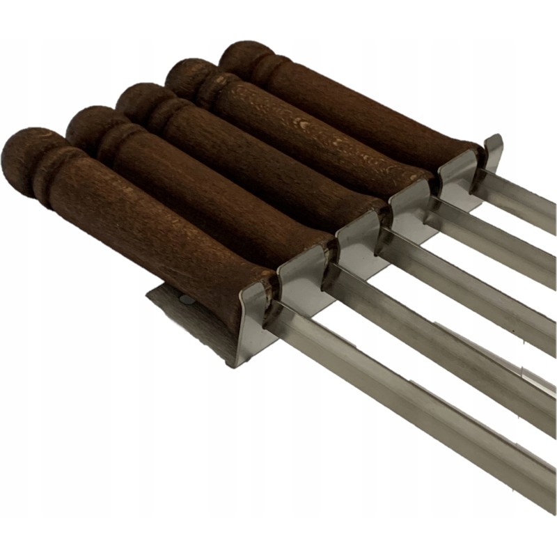 Šampūniniai kebabai, rinkinys 5 vnt. + kabykla