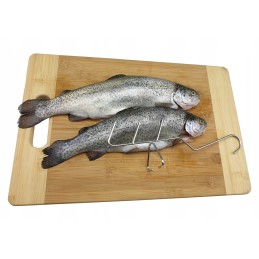 H 324 trigubas kabliukas 24 cm žuvies rūkymui, 10 vnt, inox