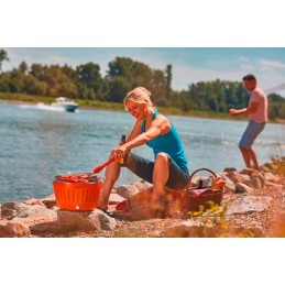 Lotusgrill virtuvinės žnyplės griliui, silikoninės mėlynos spalvos