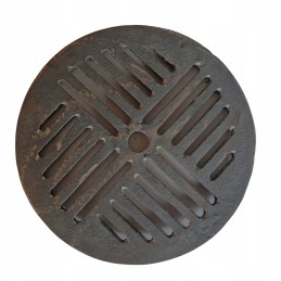 Apvalios ketaus grotelės 23-5cm krosnelei