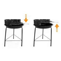 Turistinis grilis, kepsninė, reguliuojamos grotelės