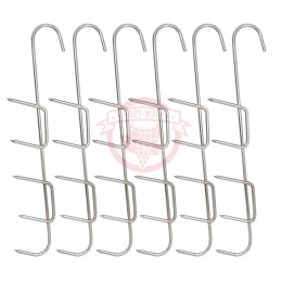 6 vnt - žuvies rūkymo kabliukai