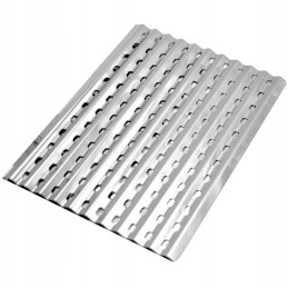 Perforuota plieninė grilio plokštė 46x30 cm