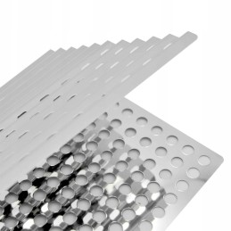 Perforuota plieninė grilio plokštė 46x30 cm