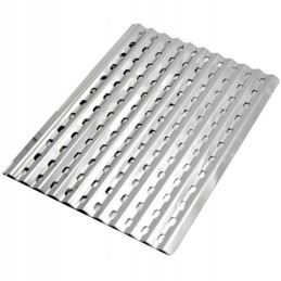 Perforuota plieninė grilio plokštė 46x30 cm