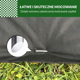 Metaliniai kaiščiai agrotekstilės agrotekstilės geotekstilės inkarams 100vnt 15cm