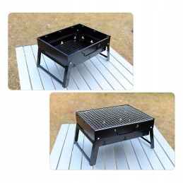 Sodo kepsninė su anglimis, kelioninė, nešiojama, sulankstoma, lagaminas