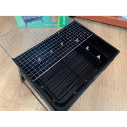 Sodo kepsninė su anglimis, kelioninė, nešiojama, sulankstoma, lagaminas