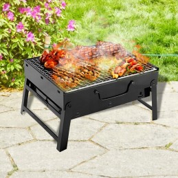 Mini anglies grilio turistinis nešiojamas lagaminas